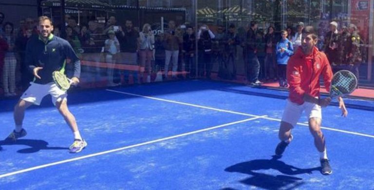 Djokovic, con Juan Martin Diaz