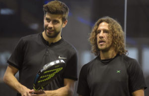Famosos jugando al padel