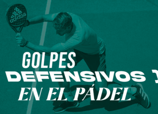 Golpes defensivos en el pádel