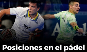 posiciones en pádel