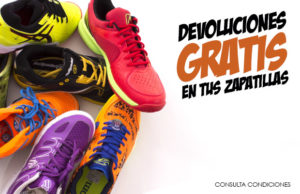 Devoluciones gratis en zapatillas de pádel en Navidad