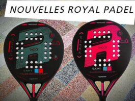 nouvelles raquettes Royal Padel