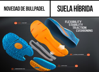 suela híbrida bullpadel