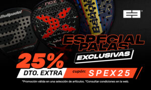 Cupón de palas exclusivas