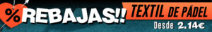 rebajas pádel