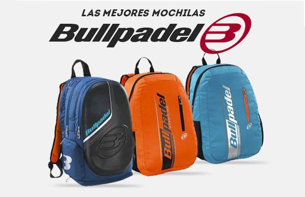Las mejores mochilas de pádel de la marca Bullpadel