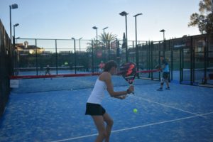 Partidos de pádel aficionados