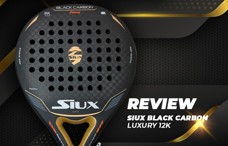Vista Clip mariposa Confesión Siux Black Carbon Luxury 12K, análisis completo de la pala de pádel