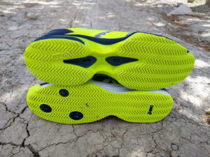 Suela de las zapatillas de pádel Gel Bela y Gel Lima